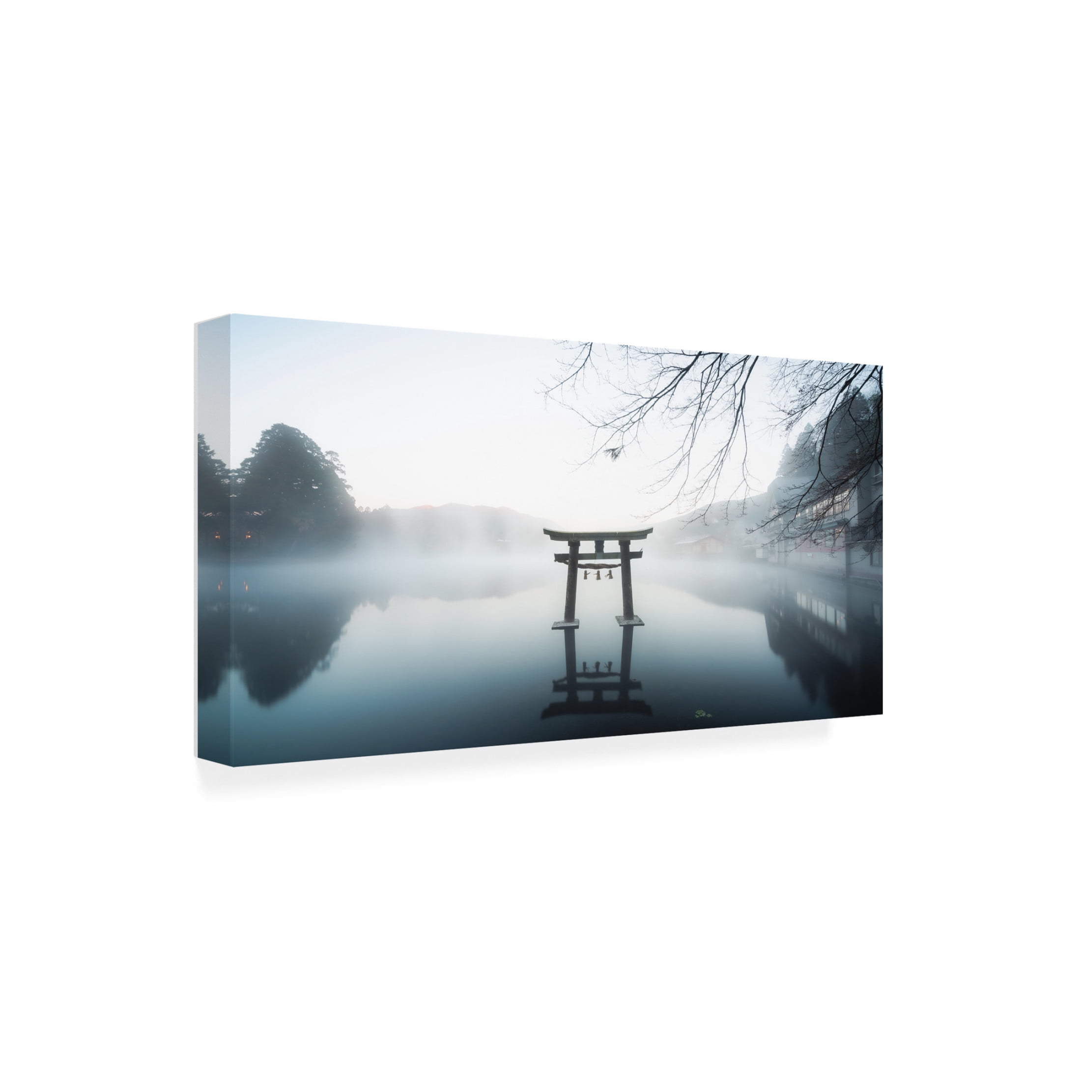 Takumi Ikeda 'Aeï¿½Yaeï¿½N' Canvas Art - 19 x 10 Inches