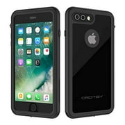 ORDTBY iPhone 7 Plus/8 Plus Waterproof Case, Underwater Full Sealed Cover IP68 Certified for Waterproof Snowproof Shockproof and Dustproof Case for iPhone 7 Plus/8 Plus - 5.5 inch(Black)