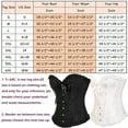 thumbnail image 7 of MISS MOLY Women's Lace Up Boned Plus Size Overbust Corset Bustier Bodyshaper Top, 7 of 7