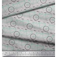 thumbnail image 3 of Soimoi Polyester Crepe Fabric Bicycle Transport Print Fabric by Yard 42 Inch Wide, 3 of 3