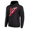 thumbnail image 2 of Men's Starter  Black Detroit Red Wings Color Scratch Fleece Pullover Hoodie, 2 of 3