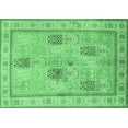 thumbnail image 1 of Ahgly Company Indoor Rectangle Persian Emerald Green Traditional Area Rugs, 2' x 5', 1 of 4