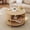Oak-3 Tier, variant on Tomnk 41" Lift Top Coffee Table with Storage, Mid Century Modern Coffee Table with Fluted & Curved Profile Design, Hidden Storage Compartment, Lower Shelf Center Table for Living Room Office, Oak