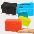 thumbnail image 2 of Portatarjetas 3x5, estuche organizador para tarjetas de índice, portatarjetas Flash 3x5, caja con capacidad para 300 tarjetas, 3 piezas (rojo/verde/amarillo), 2 of 5