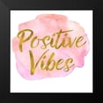 thumbnail image 2 of Greene, Taylor 20x20 Black Modern Framed Museum Art Print Titled - Positive Vibes, 2 of 5