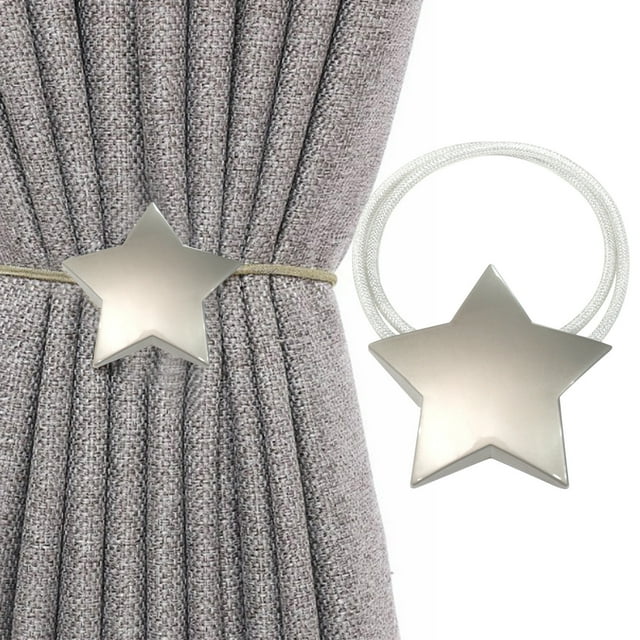 Rideaux de Rangement pour Vêtements et Placard, Attaches de Rideaux, Attaches de Rideaux Circulaires en Alliage, Attaches de Rideaux Modernes pour Maison et Bureau, 1 Pce