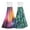 Blurred Orange And Purple Blue-Green Geometric Gradient, variant on Different Design 2pcs Loop Hanging Bathroom Kitchen Hand Towel White Snowflake Pattern White Santa Icon