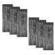 thumbnail image 1 of Paquete de 6 cortinas de flecos de aluminio negro, telón de fondo, cortinas de flecos de oropel, telón de fondo para fotos de fiesta para decoración de fiestas, 1 of 5