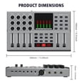 thumbnail image 6 of Podcast Equipment Bundle, 2 F11 Condenser Microphones for Y12 Live Sound Card, Perfect for Podcasting, Recording, Singing, Streaming, 6 of 10