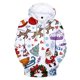 thumbnail image 1 of Sudaderas con capucha para hombre, estampado de muñecos de nieve de Navidad, estilo de otoño, sudaderas con capucha para mujer, jersey de ocio de tendencia callejera, abrigo de Papá Noel, 1 of 4