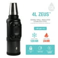 thumbnail image 6 of TAL Zeus 135 oz Black Solid Print Insulated Stainless Steel Water Bottle with Flip-Top Lid, 6 of 8