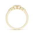 thumbnail image 2 of ANGARA Natural Diamond Composite Heart Promise Ring in 14K Yellow Gold for Women (Size-2mm| Color-I-J| Clarity-I1-I2) | April Birthstone, Anniversary, Jewelry Gift for Women | Natural Diamond Ring, 2 of 10