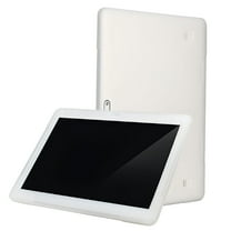 GJX 10 Inch 10.1 Inch Tablet Case Universal Silicone PC Cover Case Full Body Shockproof Silicone Tablet Cover (White)