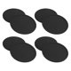 thumbnail image 3 of Silicone Black Drink Coasters Set of 8 Non-slip Round Soft Sleek and Durable Easy to Clean Black, 3 of 5