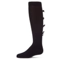 thumbnail image 5 of MeMoi Cotton-Rich Back Bow Trimmed Knee Sock - Girls - Female, 2, Winter White, 5 of 8