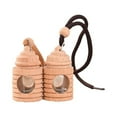 thumbnail image 5 of Fairnull Lovely Car Air Freshener Perfume Empty Wood Glass Bottle Hanging Decoration, 5 of 5