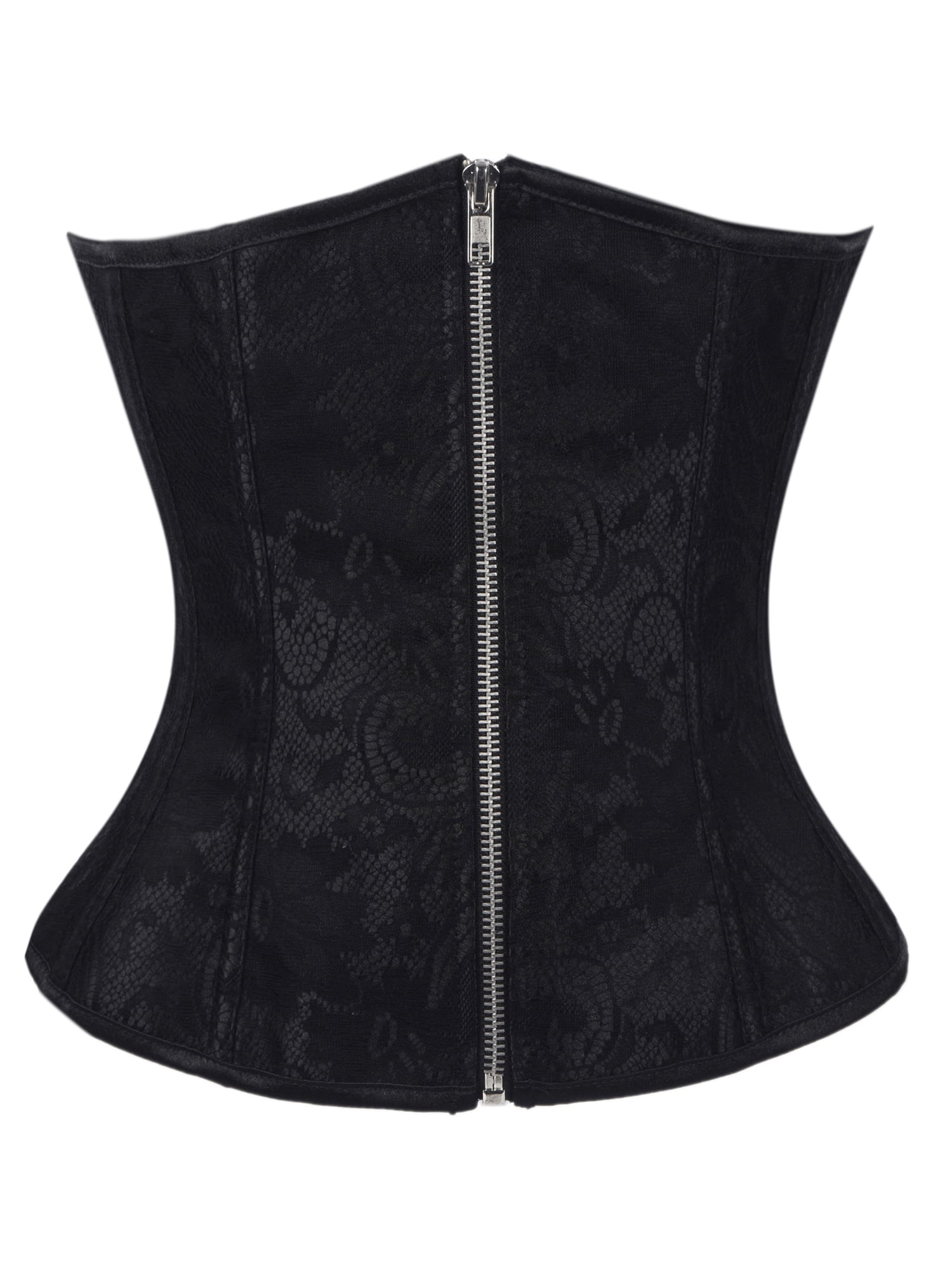 SAYFUT Women's Classic Jacquard Plus Size Underbust Corset Bustier Body