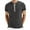 Gary, variant on Mens Shirts Summer Men's Solid Color Round Neck Half Button Casual Short Sleeve T-Shirt