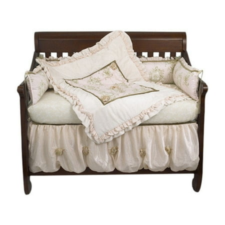 Cotton Tale Lollipops and Roses 4 Piece Crib Bedding Set