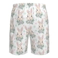thumbnail image 6 of Naloa Rabbit And Flower Men's Beach Shorts, Surfing shorts, Swim trunks, Quick Dry Swim Trunks for Surfing Beach Fun - XX-Large, 6 of 9
