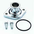 thumbnail image 1 of Mr. Gasket Thermostat Housing 9845 Straight Up Neck; Steel; O-Ring Seal Type; Chrome, 1 of 3