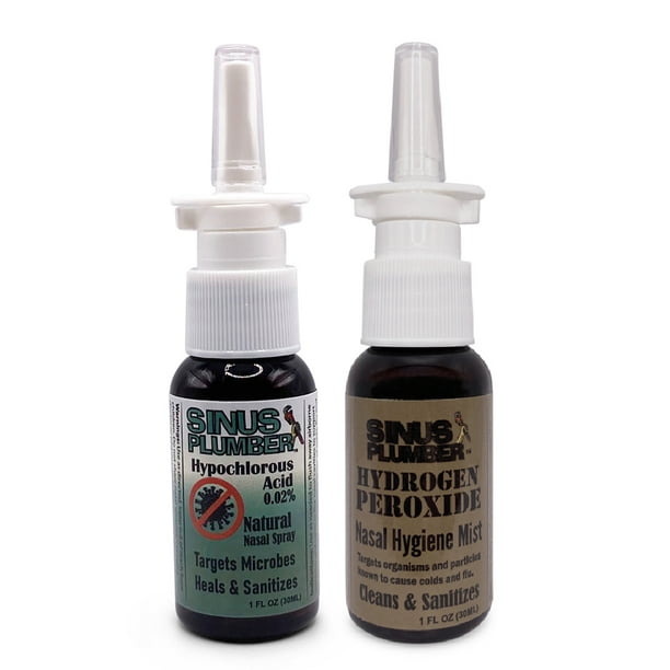 Sinus Plumber AntiCold Deal Hypochlorous Acid and Hydrogen Peroxide