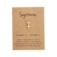 thumbnail image 1 of Collar con colgante de aleación con los doce signos del zodíaco, joyería, regalo de Navidad, 1 of 1