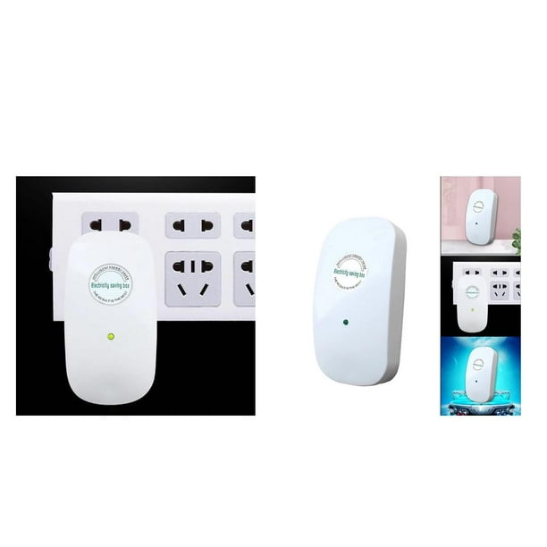 2x ahorro de electricidad Enchufe inteligente Estabilizar dispositivo de ahorro de voltaje Interruptor Energía eléctrica para empresas Pequeña Yotijar Toma de ahorro de electricidad