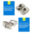 thumbnail image 3 of ziyahi T Track Slider T Block Sliding Carbon Steel Nut Woodworking Accessories Assorted Kit 50pcs M5 M5 20pcs 1Set, 3 of 6