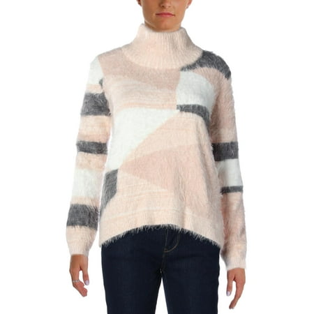 UPC 039372360511 product image for Vince Camuto Womens Eyelash Colorblock Pullover Sweater | upcitemdb.com