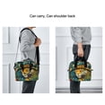 thumbnail image 6 of Lunch Bag Portable Crossbody Meal Bag Cooler Bag Insulated Lunch Bag Food Bag Handheld & Crossbody Design Jungle Cartoon Cougar, 6 of 6