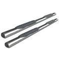 thumbnail image 1 of Go Rhino Nerf Bar 104404787PS 1000 Series; With Step Pads; 4 Inch Oval Straight; Polished; Stainless Steel; With Welded-Look Replaceable End Caps; Rocker Panel Mount, 1 of 3