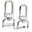 Silver, variant on CRAFTME STUDIO Gold 5/8" Detachable Swivel Snap Hook Clasp (2pcs) with Screw Bar – Bag Strap Replacement Hardware (VT99)