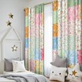 thumbnail image 5 of Pioneer Flower Floral Print Pattern Teens Curtains,Teens Insulated Curtains Set Of 2,Bedroom Essentials,Toddler Room Decor 52"x84", 5 of 5