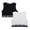 2-Pack Black&White, variant on Girls Tank Tops Size 10-12 Ribbed Knit Sleeveless Undershirts Girl's Vest for Causal Workout Sports Racerback Underwear Black 11-12 Years