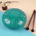thumbnail image 3 of Instrumentos Percusión Tambor Handpan Tambor Lengua Acero 6 Pulgadas Y 8 Notas (azul Oscuro), 3 of 9