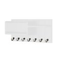 thumbnail image 2 of Soporte de pared para llaves, decorativo, moderno, con 7 ganchos para llaves, correo y llaves. Blanco, 2 of 9