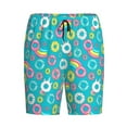 thumbnail image 4 of Fotbe Donut Pajama Shorts for Men, Men's Pajama Bottoms, Sleepwear,Short Pajama Pants-3X-Large, 4 of 9