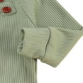 thumbnail image 3 of Baby Girls Clothes Short Sleeve Tops Drawstring Elastic Waist Shorts Outfits, 3 of 5