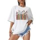 thumbnail image 3 of Camiseta de moda 2024 con álbumes de Taylor, libro, flores, amante de la música country, camiseta Swift, regalo, camiseta de verano de gran tamaño (talla estadounidense), 3 of 5