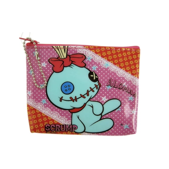 Disney Stitch Movie - Scrump Coin Purse  w/Zipper Pouch
