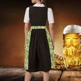thumbnail image 6 of German Oktoberfest Women's Laced Half Apron Bavarian Traditional Cosplay For Party Dress Up, 6 of 8