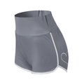 thumbnail image 3 of Gibobby Shorts Mujer Mujeres Moda Amor Yoga Correr Gimnasio Pantalones cortos Leggings Atlético Elasic Pantalones deportivos(Gris, XXL), 3 of 5