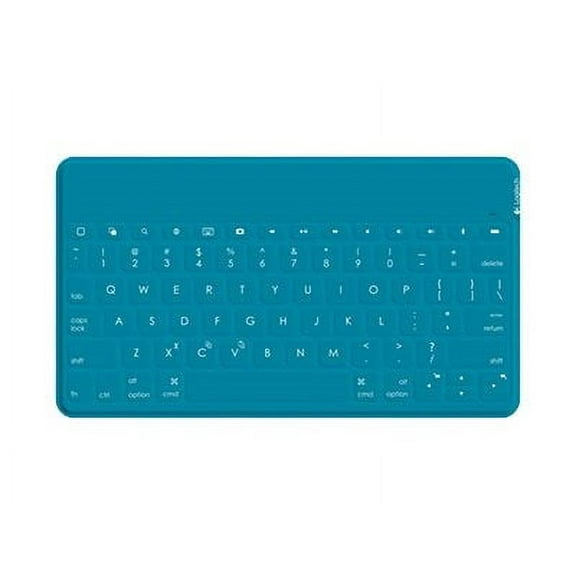 Logitech - Keys-To-Go Portable Keyboard for all Apple® iOS Devices - Teal