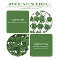 thumbnail image 6 of KALLORY Artificial Hedge Fence Stretchable 1Set 74.8x11.8in, 6 of 8