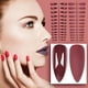 thumbnail image 1 of Uñas postizas, uñas postizas, regalos para mujeres, uñas postizas ovaladas puntiagudas, láminas de manicura de salón, uñas largas, 2 piezas de arte de uñas, 1 of 2