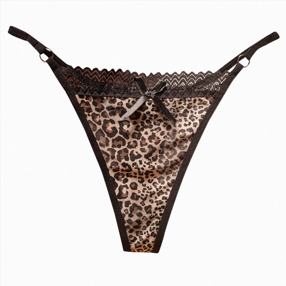eczipvz Lace Thongs for Women with Strap,Sexy Underwear,Seamless G-string,Breathable Panties(Coffee,One Size)