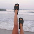 thumbnail image 5 of Cushionaire Feather Pillow Slide Sandals for Women – Comfortable and Squishy Slip On Womens Slippers, Indoor Outdoor Shower Shoes, Beach Essential Cloud Slides, 5 of 24
