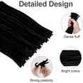 thumbnail image 2 of Pipe Cleaners Assorted Colors | 100 Pack DIY Craft Chenille Stems | 6mm x 12in Flexible Fuzzy Wires for Bouquet Making, Art Projects, School Crafts, Kids Activities, Decorations, Twisting Supplies, 2 of 5