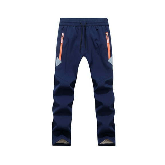 comerut Windproof Pants Breathable Fleece Lining Accessory Warm Snow Ski Pants for Kids